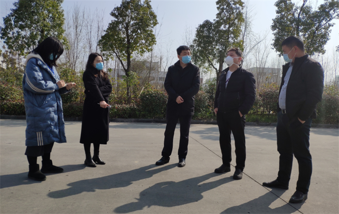 胡相军调研客户企业复工复产工作