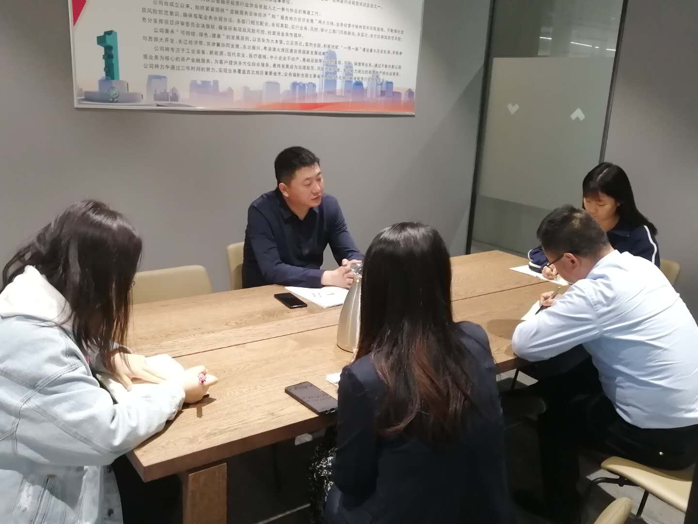 财信融资租赁公司赴西安高新分公司调研