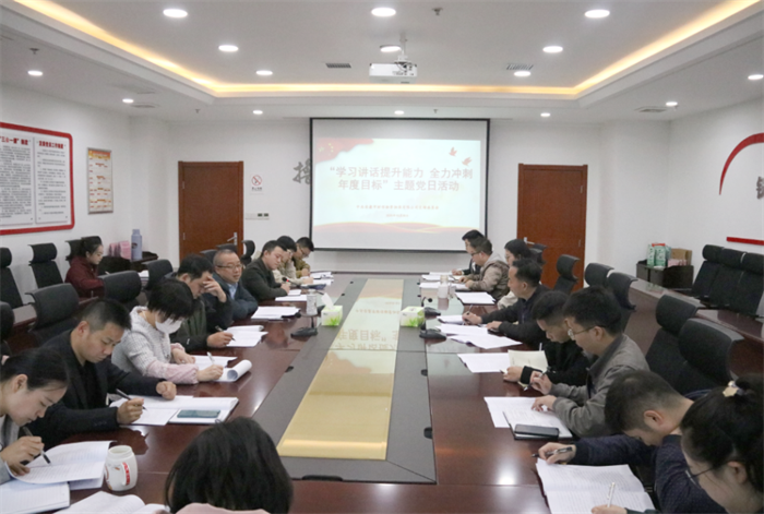 提高“七种能力”勇于担当作为---财信担保公司开展主题党日活动