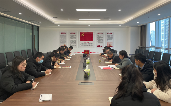 财信小贷公司党支部举行党史学习教育第九次集中学习