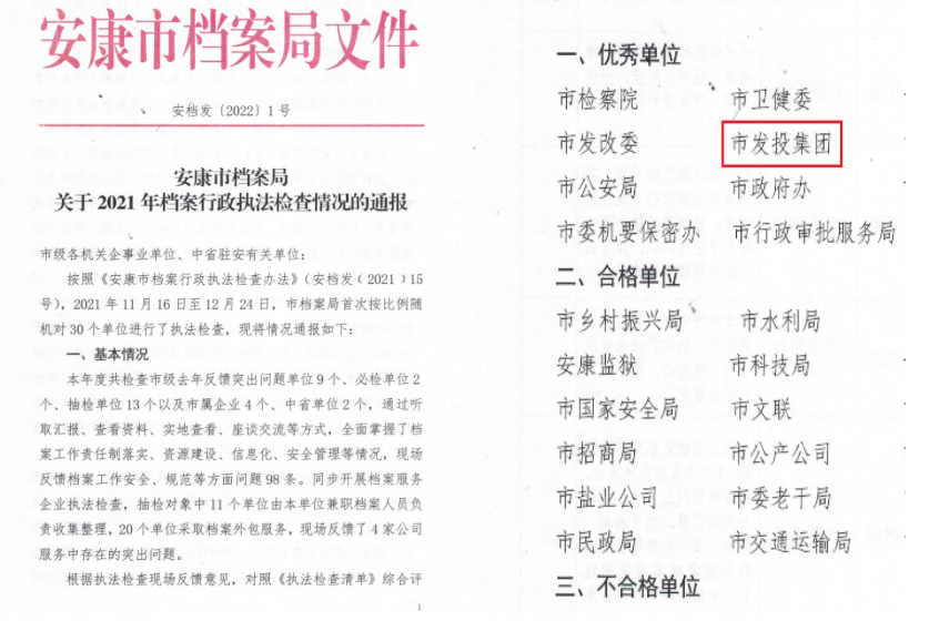 喜报！厕所偷拍
获评档案管理工作优秀单位