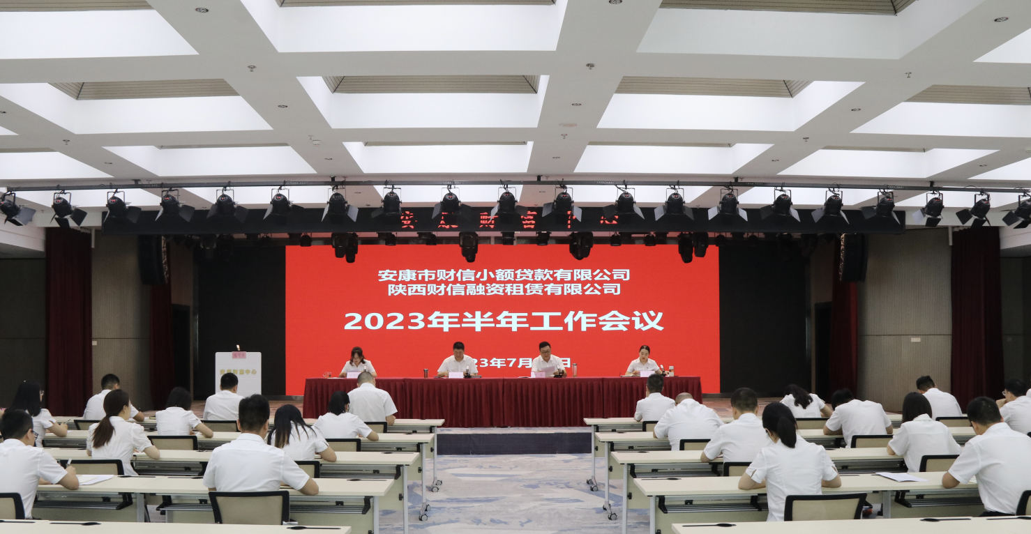 财信小贷、融资租赁公司召开2023年半年工作会
